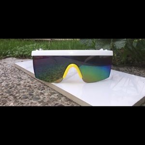 Vintage Retro Reflective Sport Sunglasses